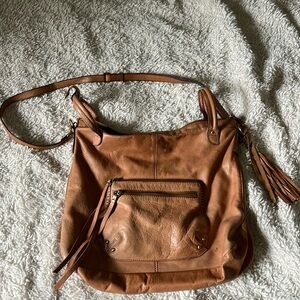 Lucky Brand large leather tote